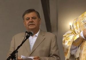 Губернатора Тернопольской области освистали после слов о Януковиче