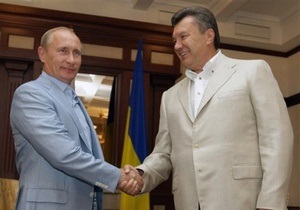Янукович и Путин встретились в Крыму в неформальной обстановке