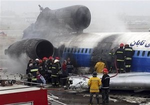 Аварийная посадка Ту-154 в Иране: новые подробности
