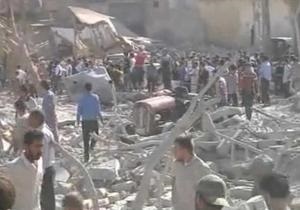 Авиация Асада разбомбила подконтрольный повстанцам город