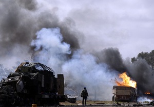 Авиация НАТО разбомбила здание разведки сил Каддафи