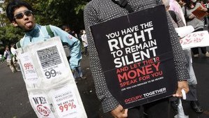 В Южной Корее и Индонезии поддержали акцию Заxвати Wall Street