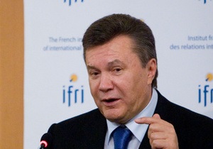Янукович в Париже: Мы никогда не откажемся от амбиций стать членом Евросоюза