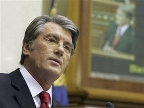 В СНБО считают, что Ющенко может распустить Раду по закону Архимеда