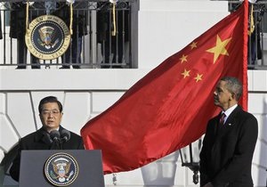Фотогалерея: Сделано для Китая. Как Обама встречал Ху Цзиньтао в США