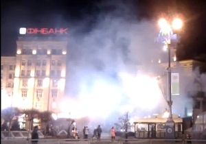 Пользователи Twitter пишут о возгорании на станции Майдан Незалежности