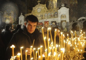 Самые многочисленные Рождественские службы прошли в западных областях Украины