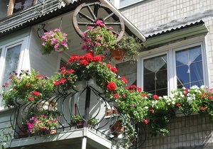В Киеве выбрали лучший балкон, двор и терассу