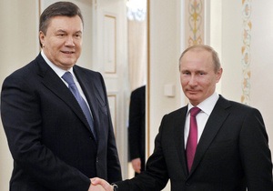 Путин пожелал Януковичу дальнейших успехов в государственной деятельности