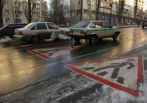 Вчера в Украине произошло свыше полутысячи ДТП