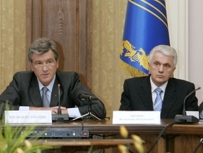Ющенко надеется, что избрание Литвина разблокирует работу Рады