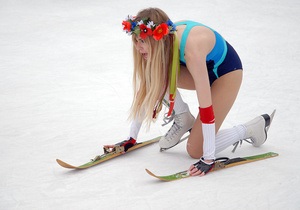 Фотогалерея: Коровы на льду. FEMEN подвел итоги Зимней Олимпиады