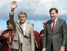 Ющенко в Тбилиси: Наше сердце принадлежит вам