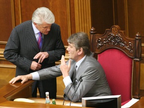 Литвин официально пригласил Ющенко на открытие сессии ВР
