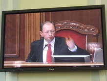 Яценюк отказался вести заседание Верховной Рады