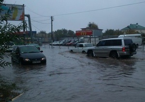 В результате дождя в Одессе оказались подтопленными ряд улиц