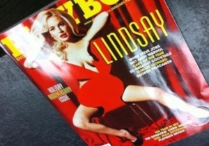 В интернете появилось фото Линдсей Лохан на обложке Playboy