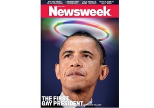 Авторитетный американский журнал назвал Обаму первым гей-президентом