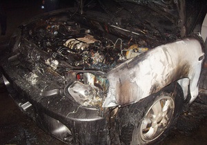Новости Ужгорода: Неизвестные подожгли автомобиль заместителя мэра