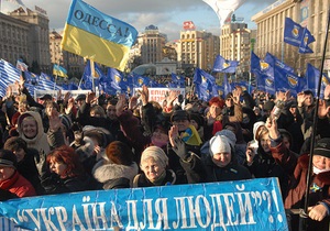 Профсоюзы: На акции протеста против Налогового кодекса вышли более 800 тысяч украинцев