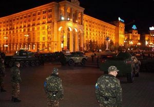 Попов разъяснил ситуацию с военной техникой в центре Киева