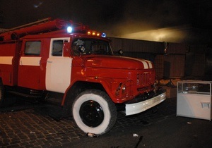 В Херсонской области горел вагон с серой