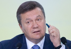 Сегодня вечером в эфире украинских телеканалов выйдет интервью с Януковичем