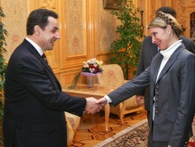 Саркози поздравил  дорогую Юлию  с назначением