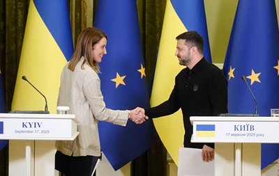 Зеленский встретился с главой Европарламента