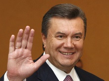 Януковича на родине встретили словами: Христос, Воскрес!