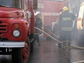 В Москве на территории завода Красный пролетарий произошел пожар