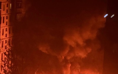 В Харькове Шахед попал в многоэтажку