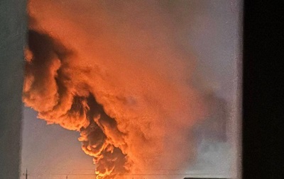 В Луцке после прилета БПЛА вспыхнул пожар