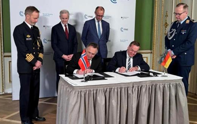 Норвегія та Німеччина підписали оборонну угоду