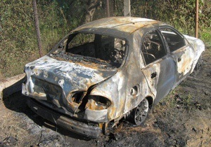 Неизвестные сожгли автомобиль лидера Комитета обороны Одессы