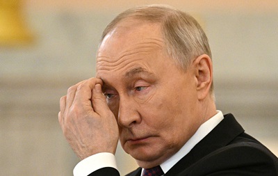 Рейтинг Путина упал до минимума за время войны