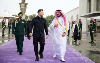 Зеленский снова приехал в Саудовскую Аравию