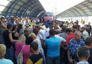 В Харькове протестующие против дорогостоящего поезда до Белгорода добились успеха