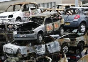 В новогоднюю ночь во Франции сожгли более тысячи машин