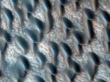 Над Марсом зафиксирован снегопад