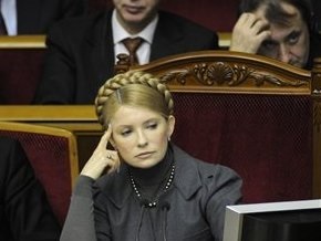 Тимошенко не стала комментировать варианты выхода из кризиса, предложенные Ющенко