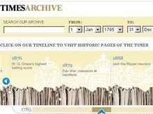 The Times открыла онлайн-доступ к архиву публикаций за 200 лет