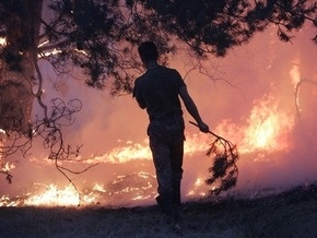 В трех областях Украины бушевали лесные пожары