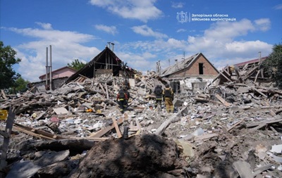 В Запорожье  прилет  УАБов, есть раненые