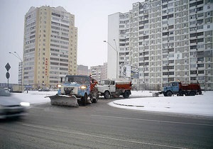 За минувшие сутки из Киева вывезли 2,5 тысяч тонн снега