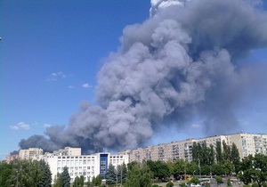 В Броварах произошел крупный пожар