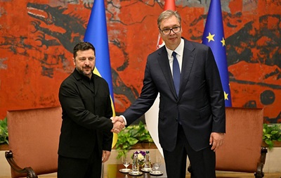 Зеленский проводит переговоры с Вучичем в Белграде