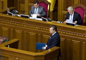 Литвин похвалил Януковича за  мозговую работу 