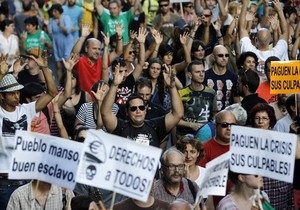 В Мадриде прошел Марш возмущенных