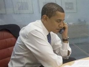 Обама поговорил по телефону с Саакашвили